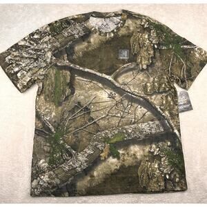 Realtree APX Scent Control Hunting Camo Short Sleeve T-Shirt XL (46-48)NWT